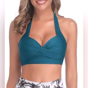 Push-Up Halter Swim Top